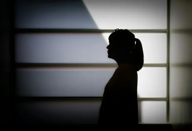 Representative gallery visit: a visitor silhouetted against a softly lit gallery window; not the listed venue.